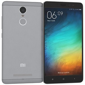 3d model of xiaomi redmi note 3