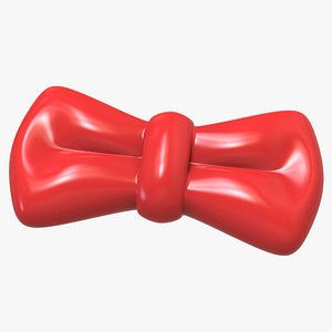 3D Cartoon Bow Tie