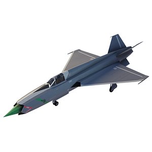 Mikoyan-Gurevich MIG-X21 Fishbone - concept fighter model