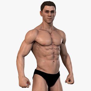 Male Body Base Mesh in 3 Poses with Detailed Head and Limbs 3D Model $16 -  .unknown .obj .max .fbx .3ds - Free3D