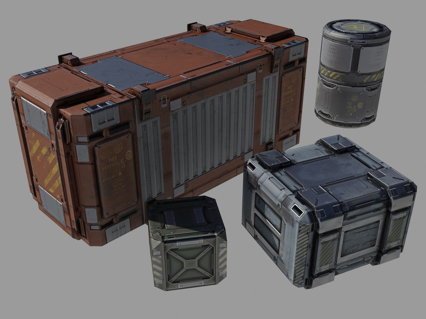 3d Containers Ver 1 0 Model