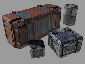 3d containers ver 1 0 model