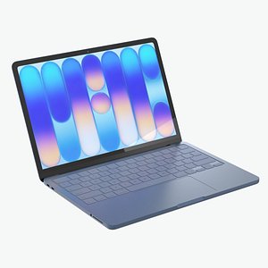 3D model Apple MacBook Neo Indigo