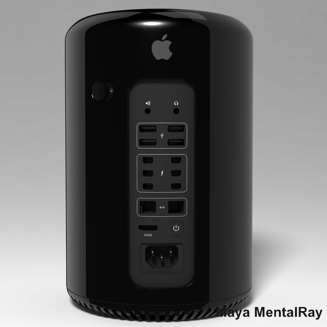 3d new mac pro 2013 model