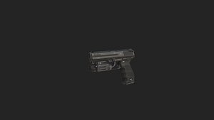 Pistol 3D Model 018 3D model