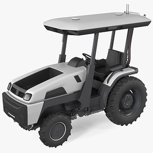 3D Autonomous Electric Tractor model