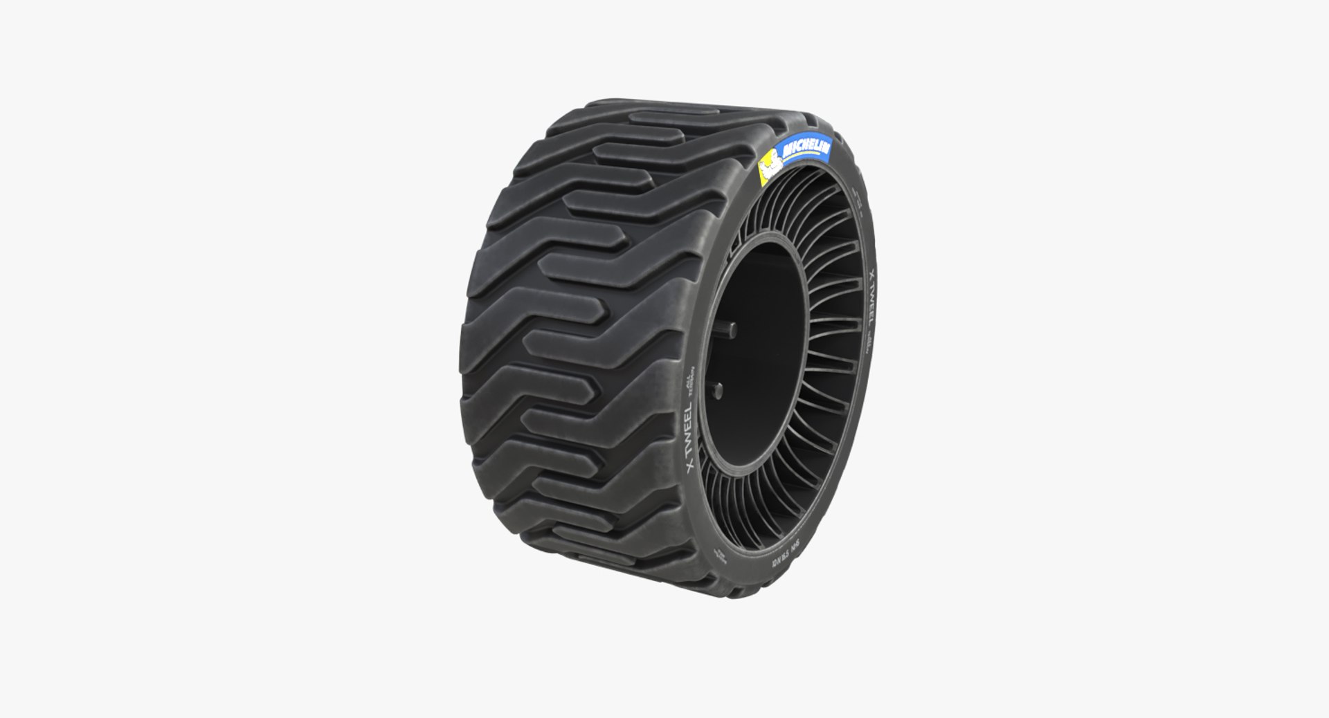 michelin tweel 16 5 inch 3D model https://p.turbosquid.com/ts-thumb/ao/Ot6JqV/bkHhWC3R/turntable04/jpg/1543768273/1920x1080/fit_q87/a5a9ada0dc48029b347d0f0c3a69e0d26db7aca3/turntable04.jpg