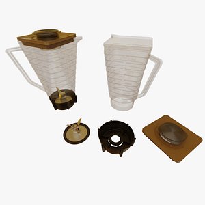 3D vintage blender pitcher jar