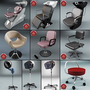 3ds salon chair