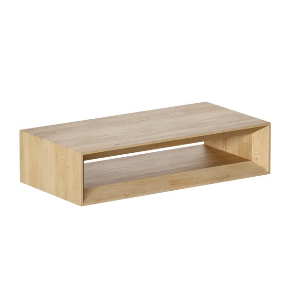 Vernon Natural Wood Side Table with Drawer