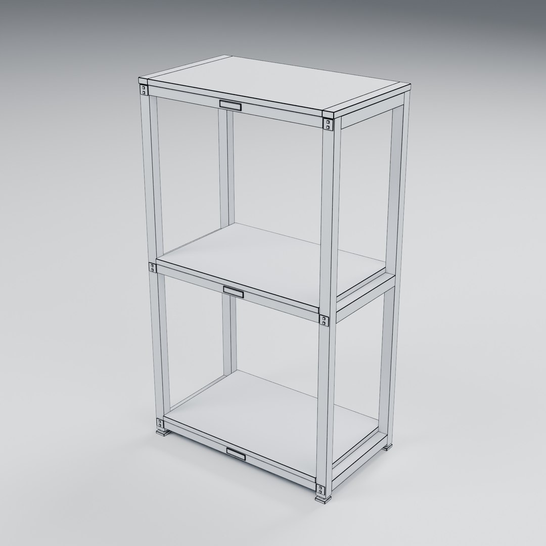 Wood and Steel Retail Display Shelving - 960 x 563 x 1700 mm 3D model https://p.turbosquid.com/ts-thumb/ao/WCfxIK/LJ/06_wireframe/jpg/1788947305/1920x1080/fit_q87/16999ecde0352de99a27a321372a4a9329b045f7/06_wireframe.jpg