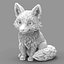 Chibi Stylized Fox 3D Print Model