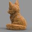 Chibi Stylized Fox 3D Print Model