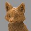 Chibi Stylized Fox 3D Print Model