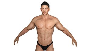 AAA 3D REALISTIC ASIAN MALE CHARACTER 02 - HUMAN RIGGED CHARACTER