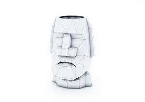 Head statue Moai