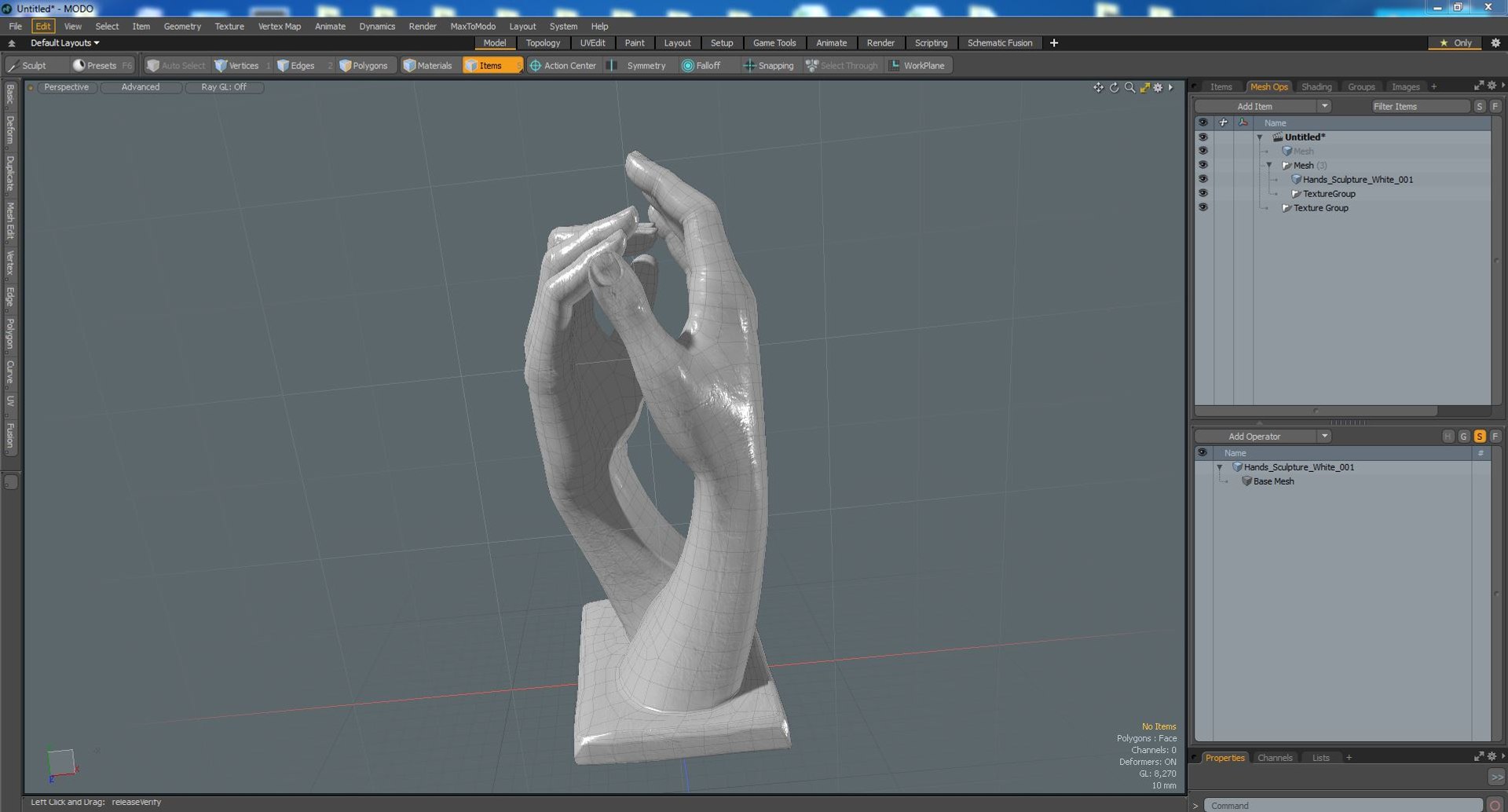 Hands Sculpture White For 3D Print 3D - TurboSquid 2271147