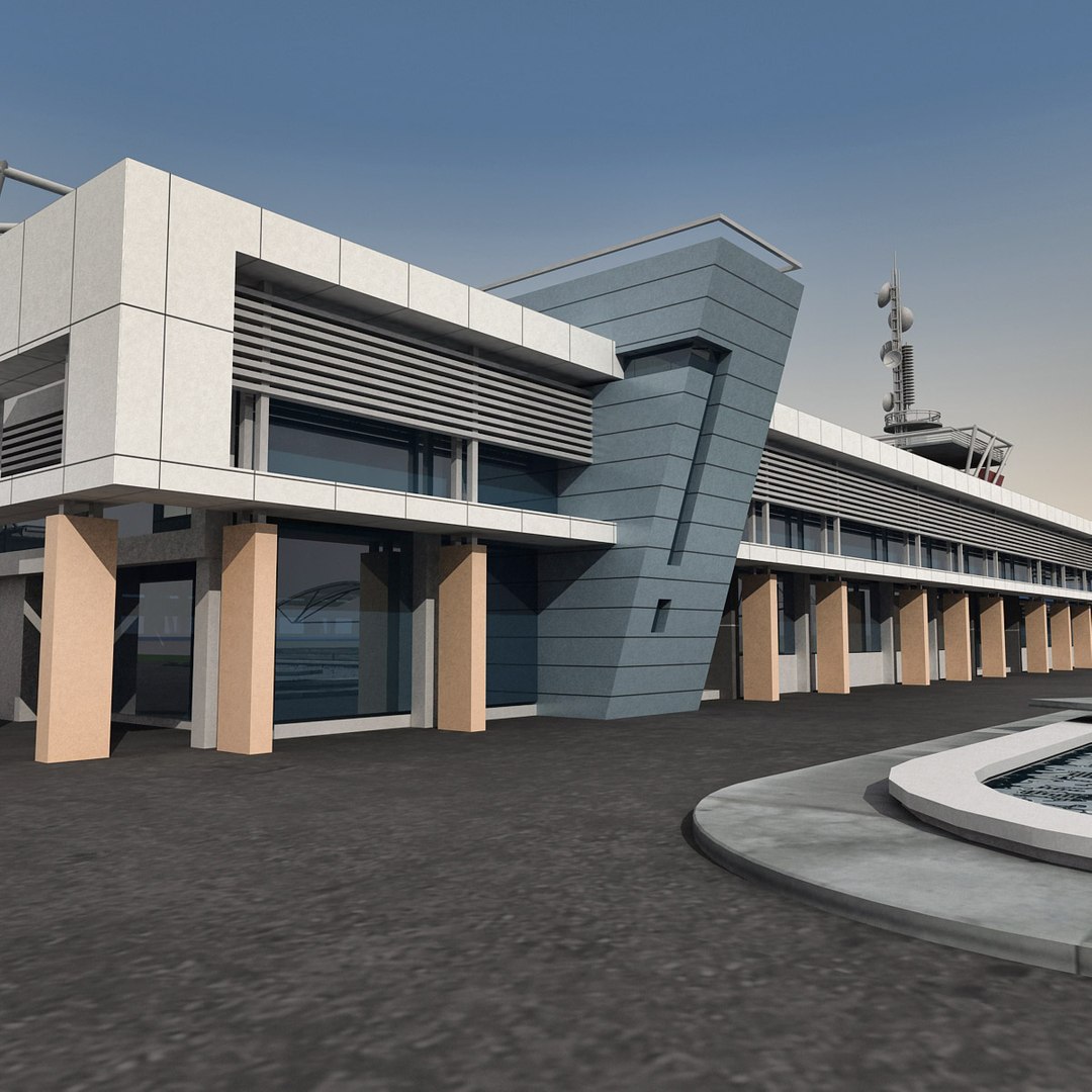 Modern Building 3d Max