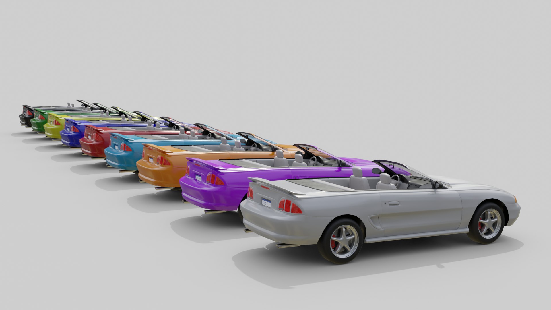 Convertible Sports Car Model - TurboSquid 2292367