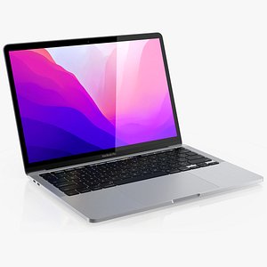 3D MacBook Pro 13-inch M2 2022 model