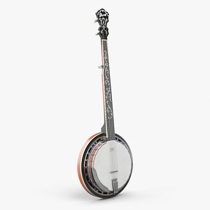 Ibanez B 200 5 strings Banjo 3D