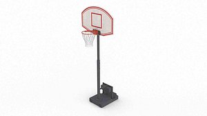 Portable basketball hoop 3D model