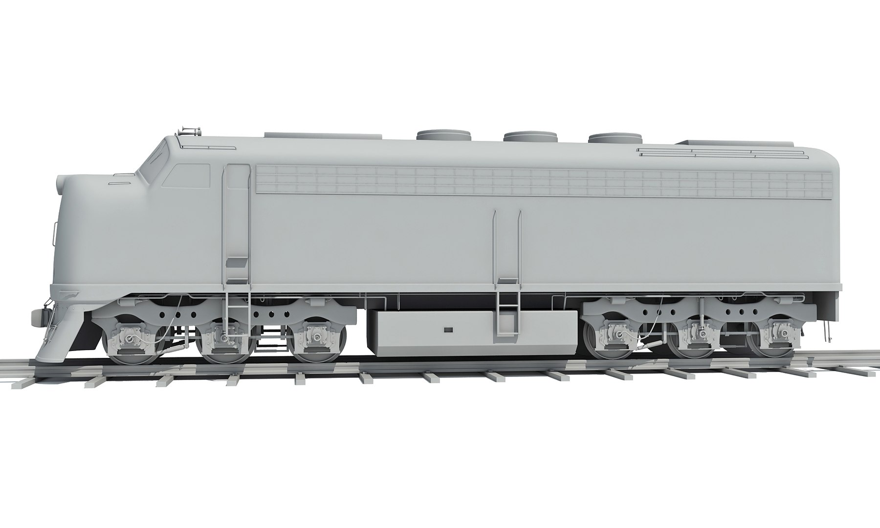 3ds Max Train Railway