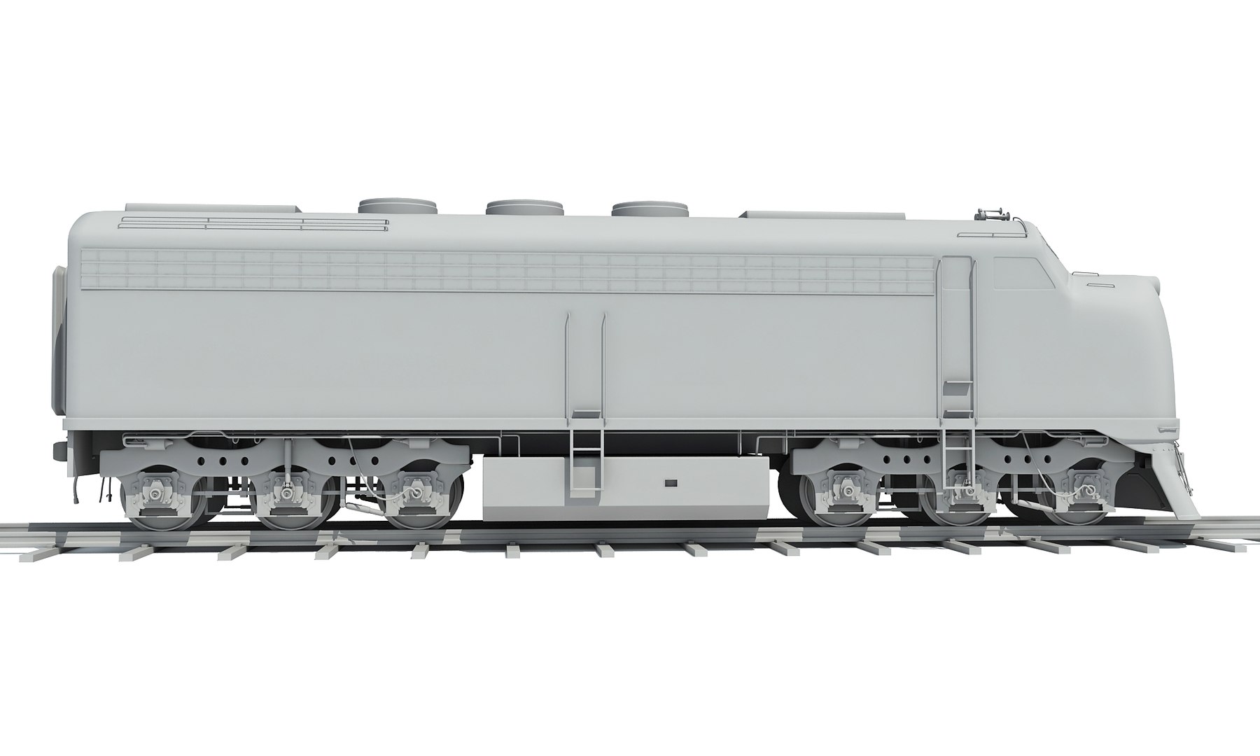 3ds Max Train Railway