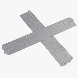 3D Adhesive Tape Cross model