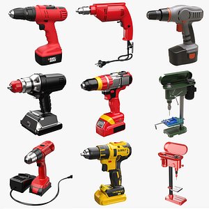3D Hand Drill Collection II 9 IN 1