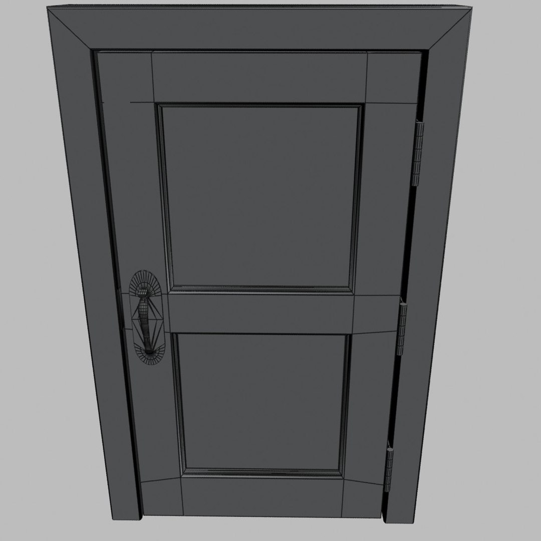 Door Rigged 3ds