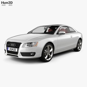 3d audi a5 coupe model