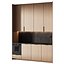 452 cucina moderna 17 mini cucina 04 legno japandi in 2 opzioni