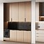 452 cucina moderna 17 mini cucina 04 legno japandi in 2 opzioni
