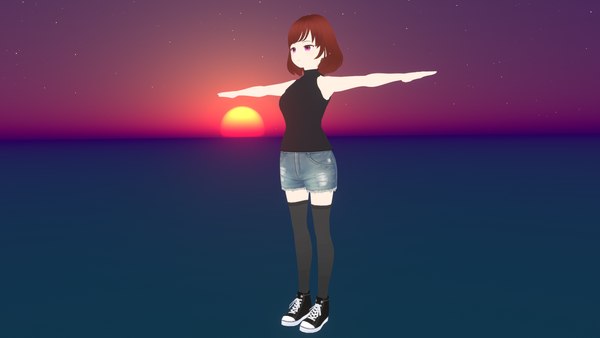 Jogo Pronto Low Poly Anime Personagem Menina 13 Modelo 3D - TurboSquid  1907487