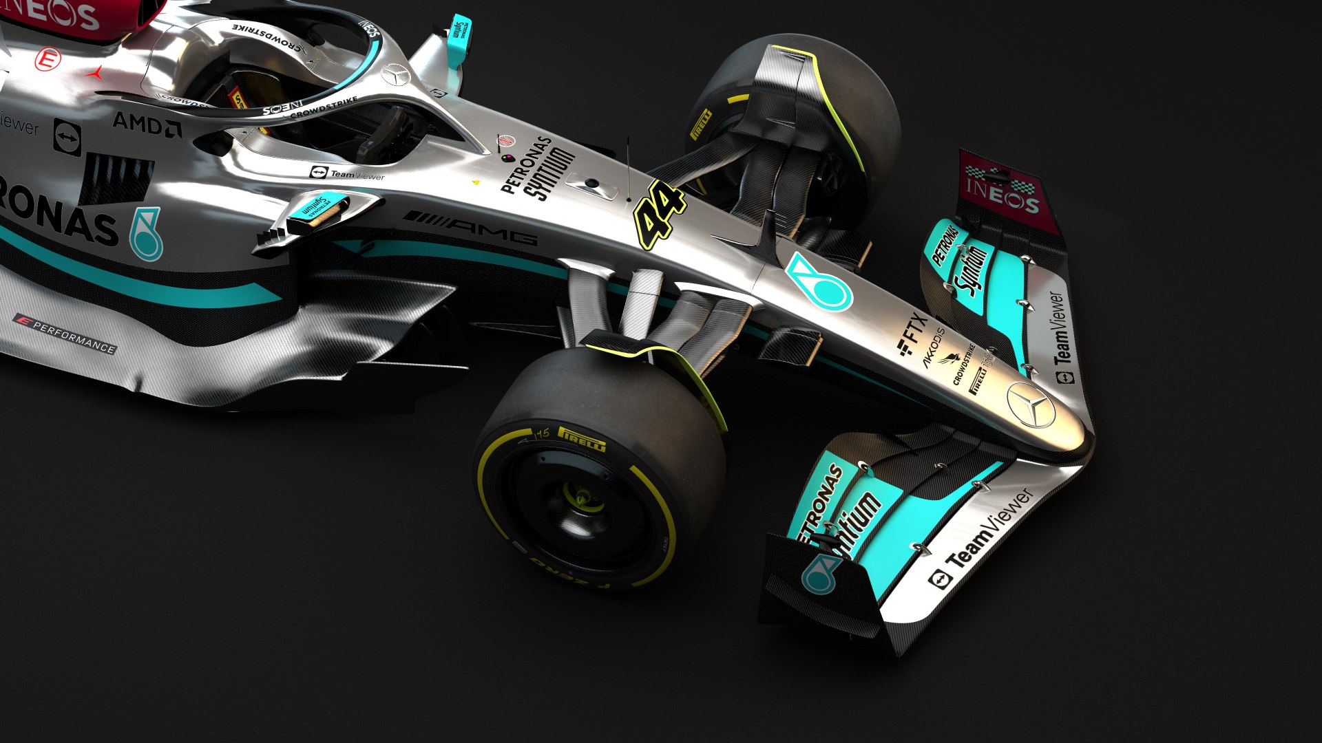 3D F1 Mercedes W13 2022 Model - TurboSquid 1884554