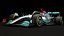 3D F1 Mercedes W13 2022 model