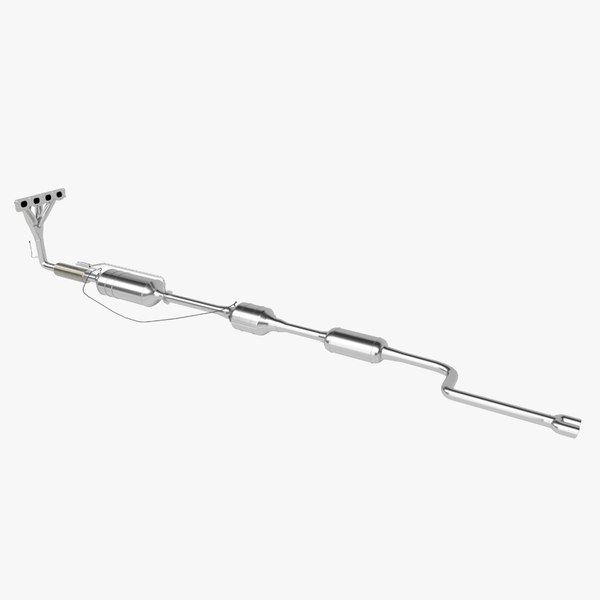 modelo 3d Paquete de sistema de escape - TurboSquid 2226182