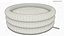 Inflatable Pool Wave Pattern Filled with Water