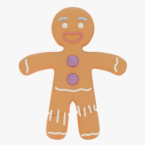 Gingerbread Man 3D model