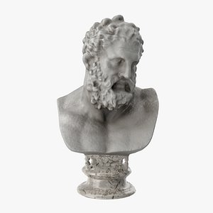 3D bust hercules model