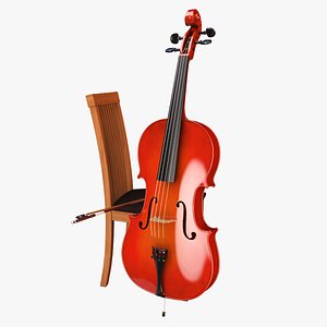 cello bow 3d 3ds