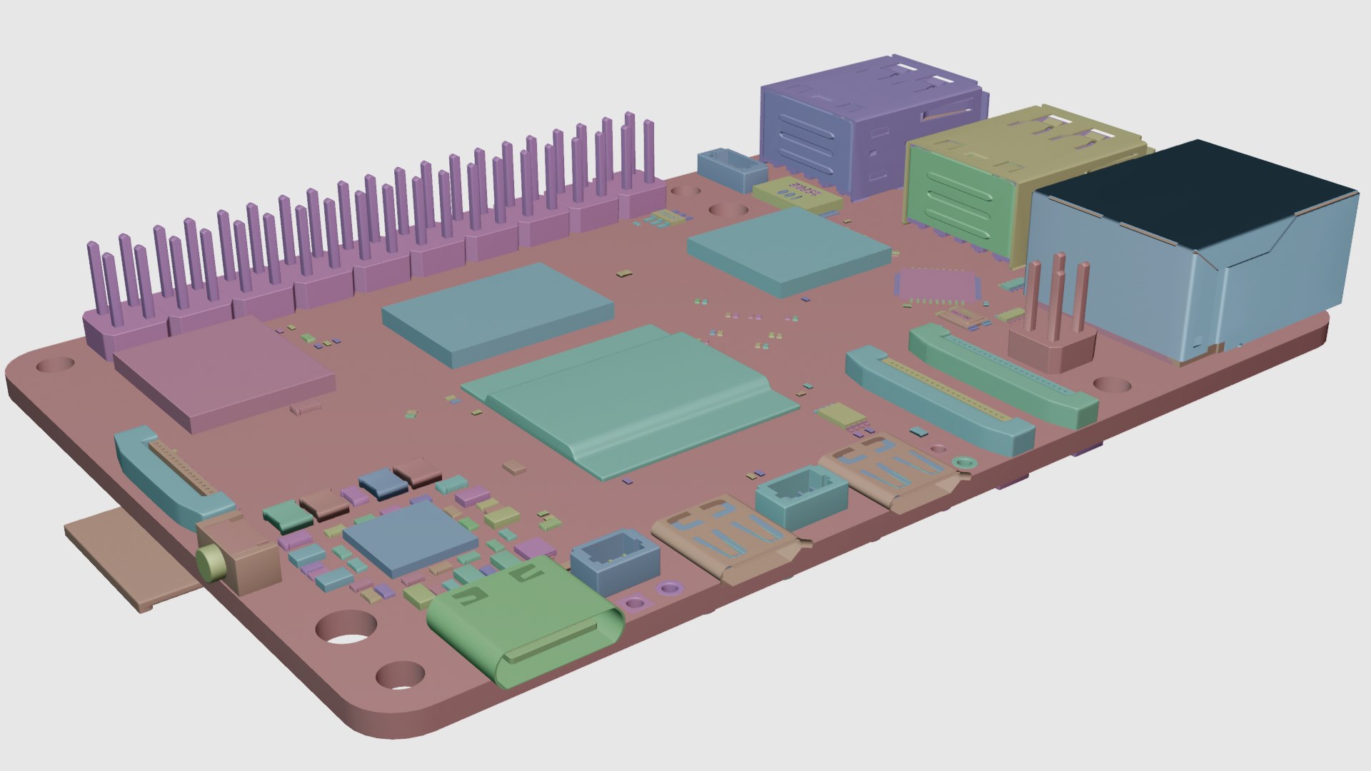 3D Raspberry Pi 5 Model - TurboSquid 2138460