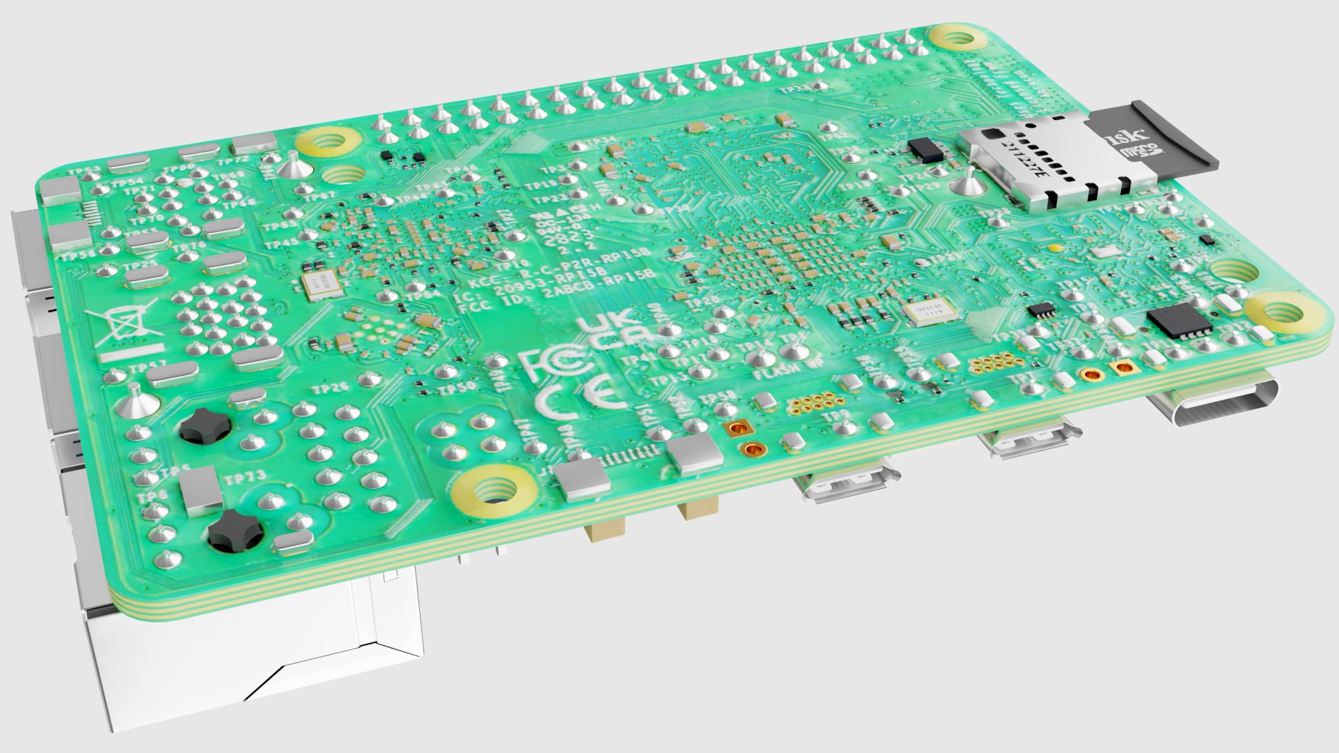 3D Raspberry Pi 5 Model - TurboSquid 2138460