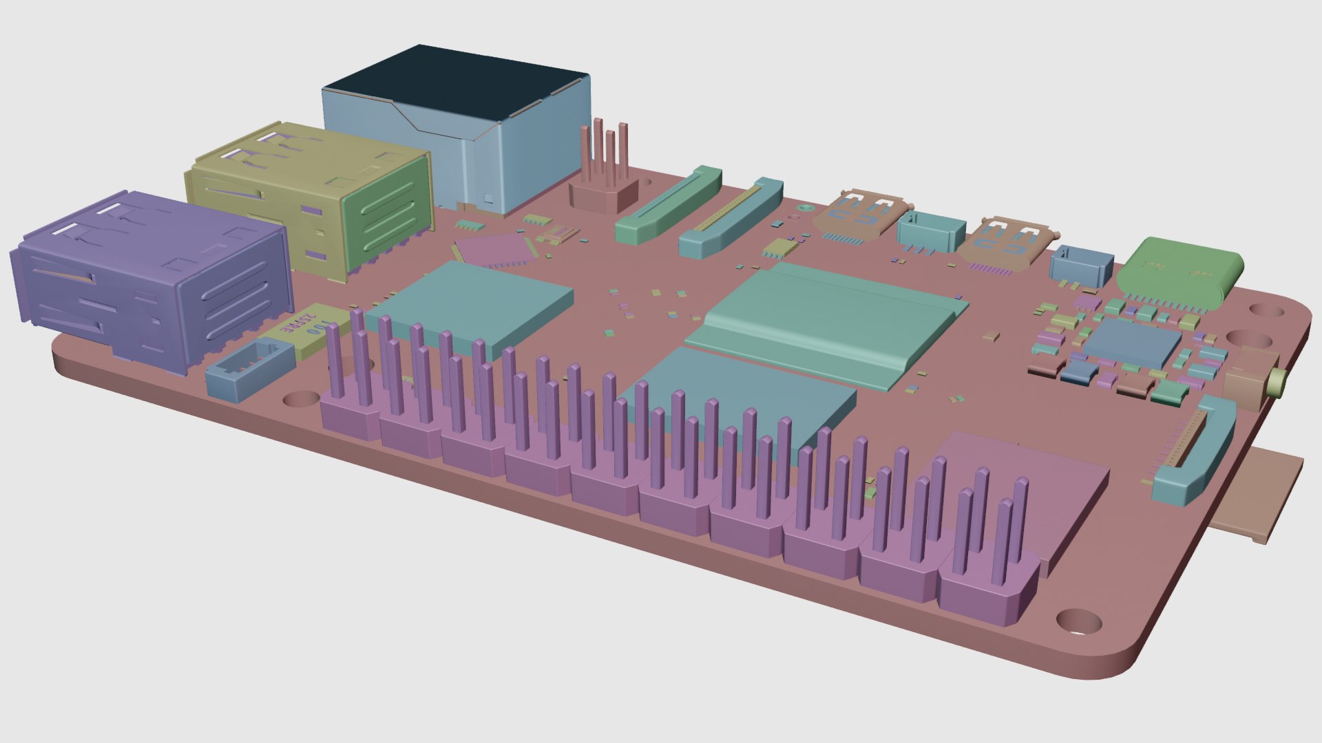3D Raspberry Pi 5 Model - TurboSquid 2138460