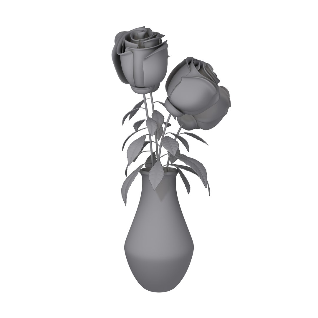 3D Roses Cartoon - TurboSquid 1735800