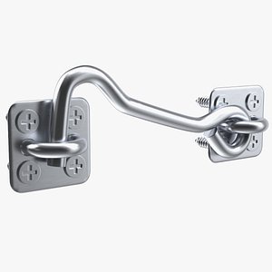 3D Stainless Steel Cabin Hook and Eye Latch