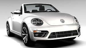 cabrio beetle cabriolet 3d obj