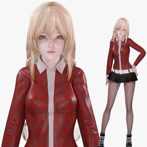 Casual Clothing 0002 - Realistic Female Character - Blender Eevee