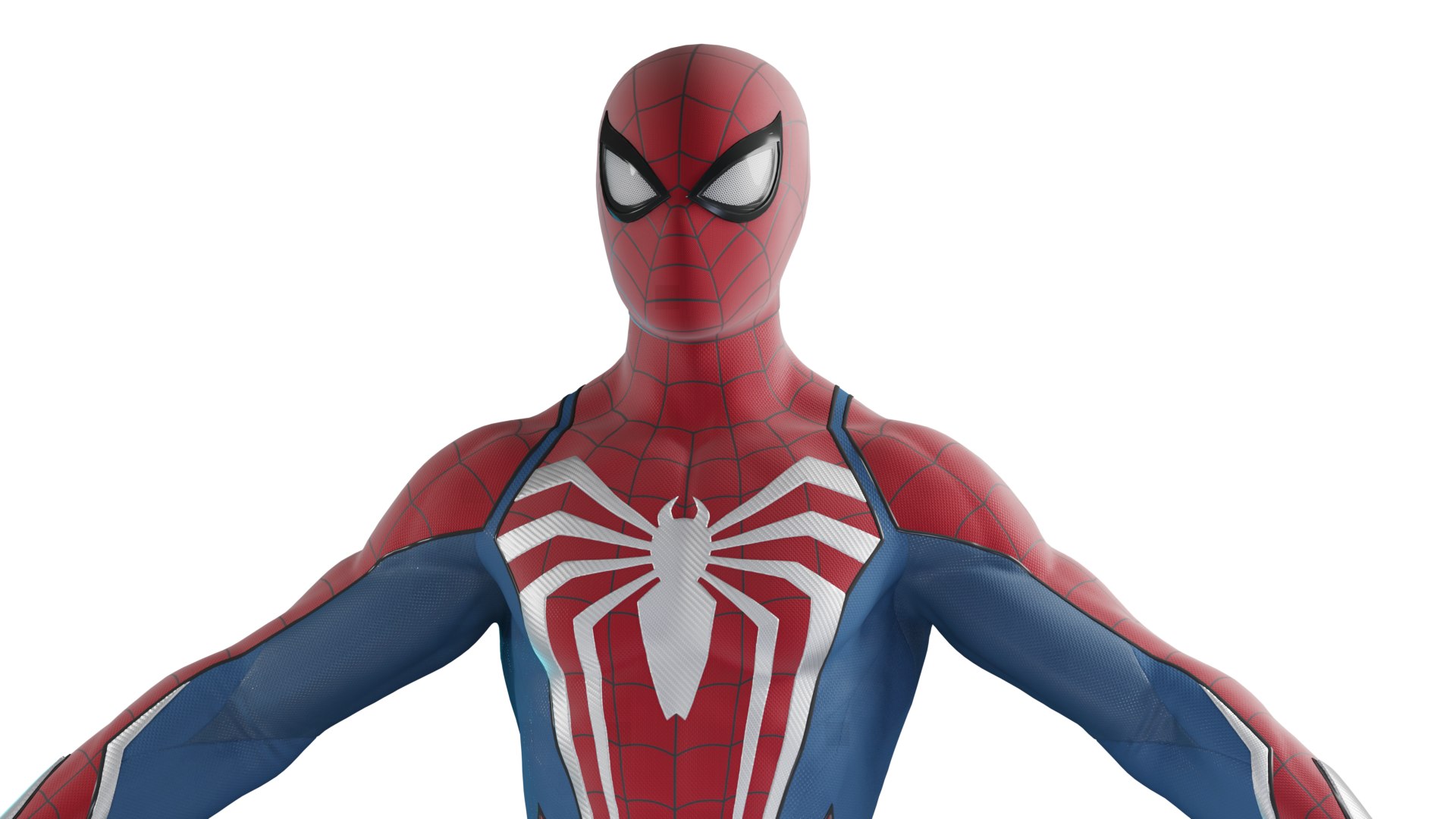 3D SpiderMan Game Ready 3D Model High Detail Rigged For Animation ...